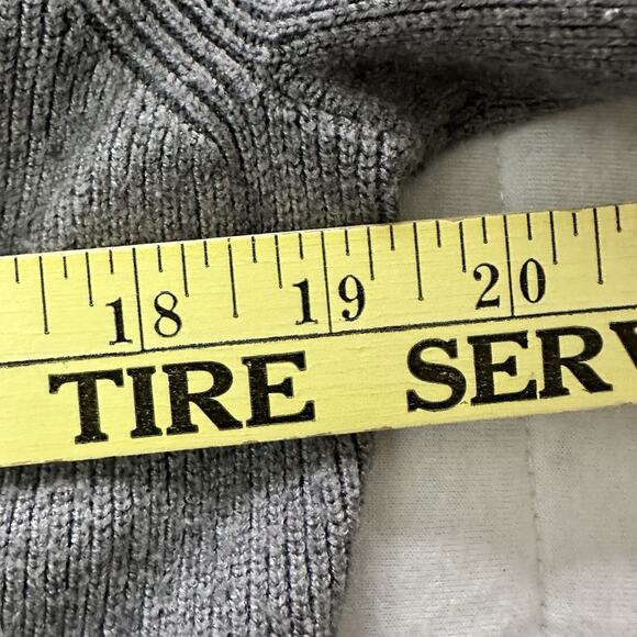 Quince Sweater Dress Womens XL Heather Gray Eco Knit Button Up Minimalist Winter - Picture 10 of 13